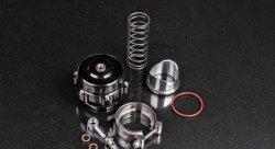 Перепускной клапан (blow off, блоу офф), 50 мм "TIAL style" + установочный комплект