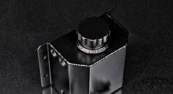 Маслоуловитель 1 литр, алюминиевый, черный 