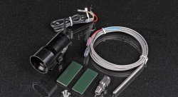 Датчик температуры выхлопных газов 37 мм EGT (красная подсветка) 