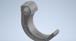 Крюк для подвешивания автомобильного шлема на верхнюю трубу каркаса безопасности