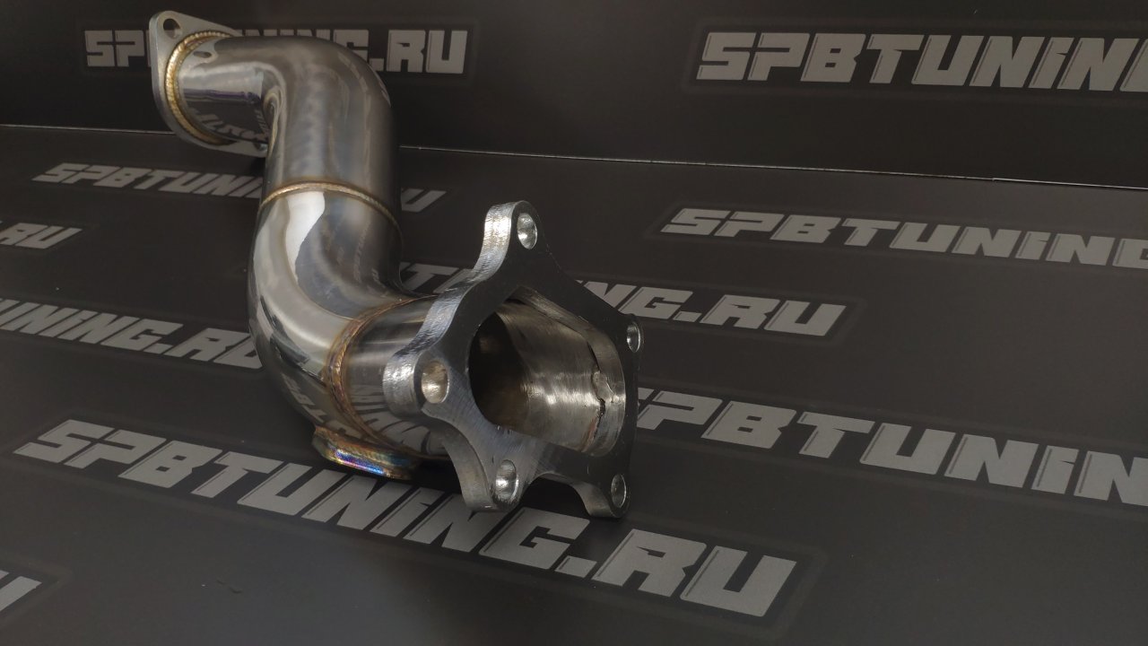 Даунпайп Toyota JZX110 под сток-турбину