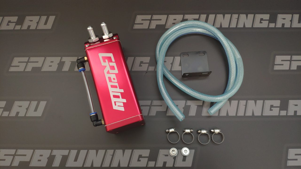 Маслосборник Greddy style - красный