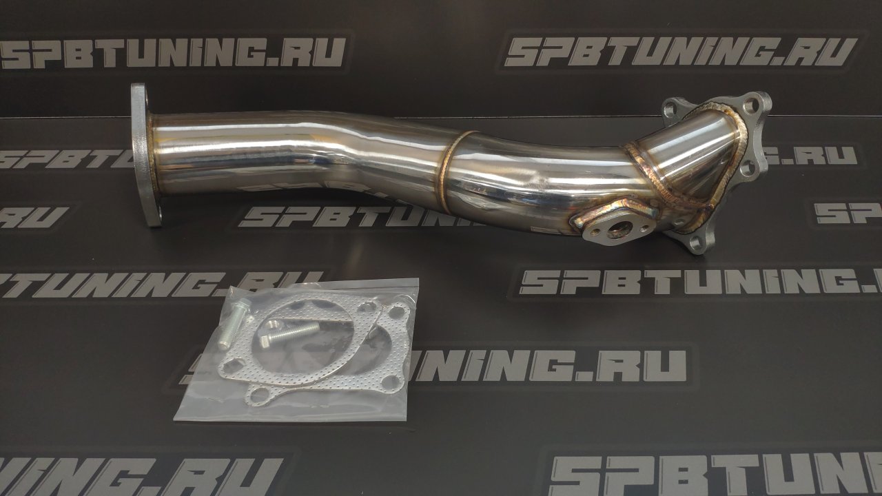 Даунпайп Toyota JZX110 под сток-турбину