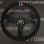 Руль спортивный Greddy с выносом, замша