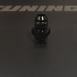 Фитинг AN6 - ORB6 (папа-папа) c резиновым кольцом 