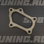 Фланец Tuning Toys под сток-турбину 1jz-gte vvti на аутлет (нерж)