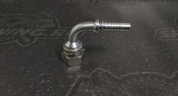 Фитинг 90 градусов AN10 переход под шланг 12мм