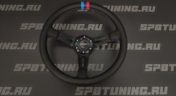 Руль спортивный Greddy с выносом экокожа без перфорации