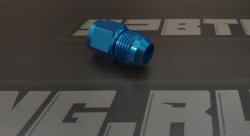 Адаптер М AN08 - П AN10, алюминий, Goodridge