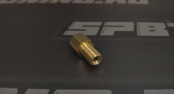 Адаптер П NPT1/8 - M AN3 ОБРАТНЫЙ КОНУС, бронза