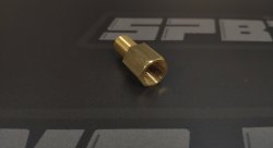 Адаптер П NPT1/8 - M AN3 ОБРАТНЫЙ КОНУС, бронза