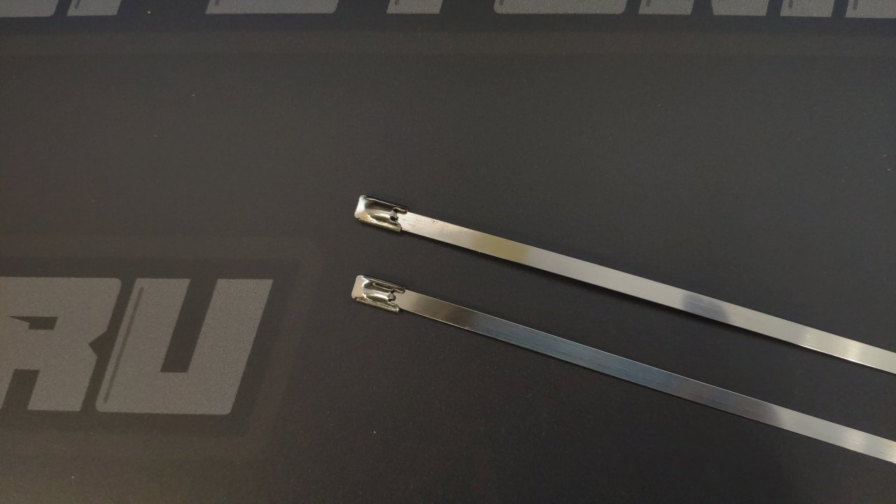 Хомут ленточный 300мм, нержавеющ.сталь