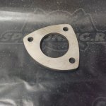 Фланец Tuning Toys на аутлет 2jz-gte (3 отв/ 76mm) нерж