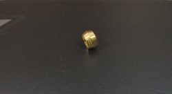 Втулка (оливка) фитинга AN6 для алюминиевой трубки BLACKROCK LAB