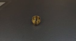 Втулка (оливка) фитинга AN6 для алюминиевой трубки BLACKROCK LAB