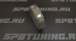 Термолента коричневая базальтовая до 1200 градусов 25мм*10м