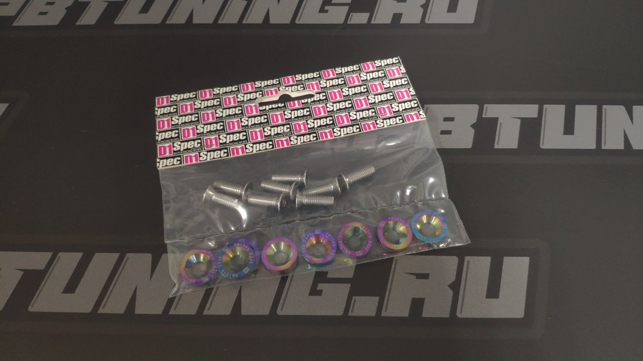 Болт с декоративной шайбой M6х20 (комплект из 8 шт)