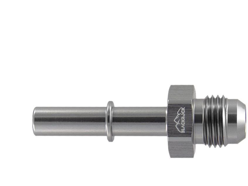 Фитинг AN-06 - 5/16" (8mm) быстросъём, прямой папа, BLACKROCK LAB 