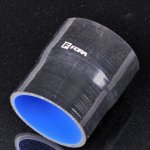 Патрубок силиконовый 76-80 мм, L=100 мм, 4 слоя армировки, чёрный 