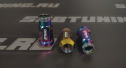 Гайки колесные М12*1,5 стальные, комплект 20шт (Неохром)