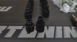 Топливные форсунки Bosch 980сс с адаптерами 