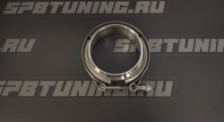 V-band с фланцами 4'(102мм) с проточкой (папа-мама)