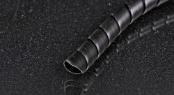 Тюбинг спираль 16-18 мм, полипропилен, черный (защита шланга) EVERFLEX