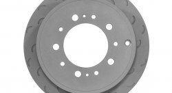 Тормозной диск HAWK Talon СЛОТИРОВАННЫЙ Toyota LC 200 / Lexus LX570, ЗАДНИЙ 345x18мм