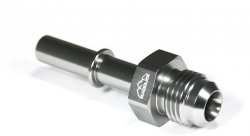 Фитинг AN-06 - 5/16" (8mm) быстросъём, прямой папа, BLACKROCK LAB 