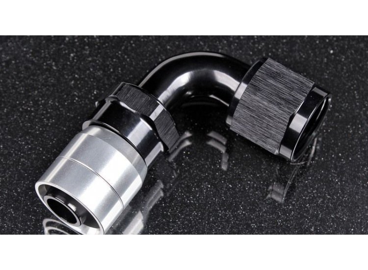 Фитинг AN10 90° обжимной под шланг AN AB88