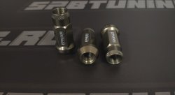 Гайки колесные М12*1,25 стальные, комплект 20шт (Титан)