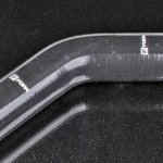 Патрубок силиконовый 51 мм, 45°, L=150*150 мм, 4 слоя армировки, чёрный 