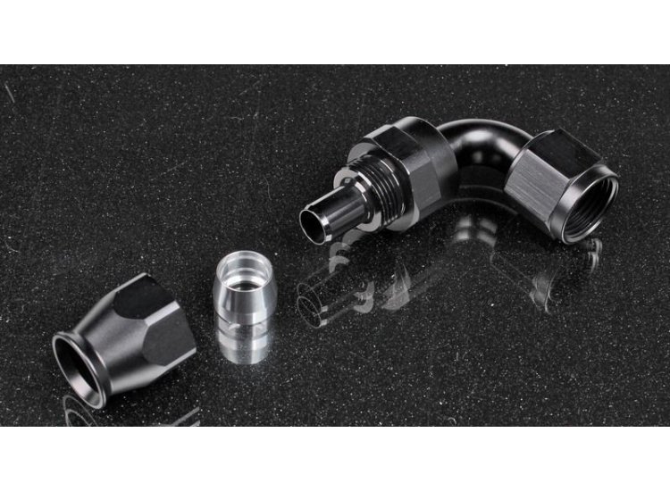 Фитинг AN8 90° под тефлоновый шланг PTFE
