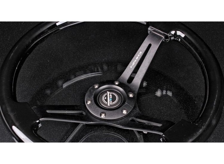 Руль NRG 350 мм, большой вылет