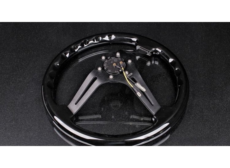 Руль NRG 350 мм, большой вылет