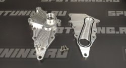 Tuning Toys Проставка в замен штатной помпы с выходом AN16 для системы охлаждения Toyota 2JZ