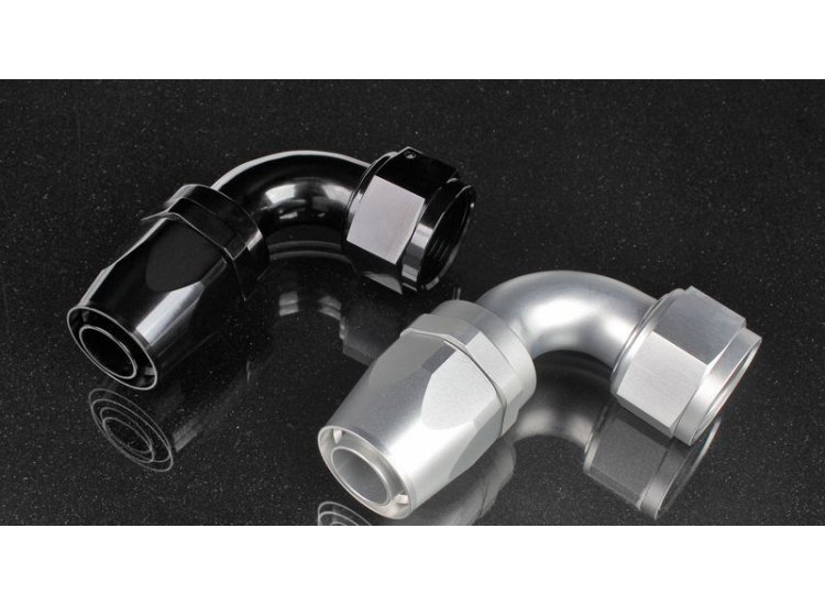 Фитинг AN16 90°, под шланг AN 