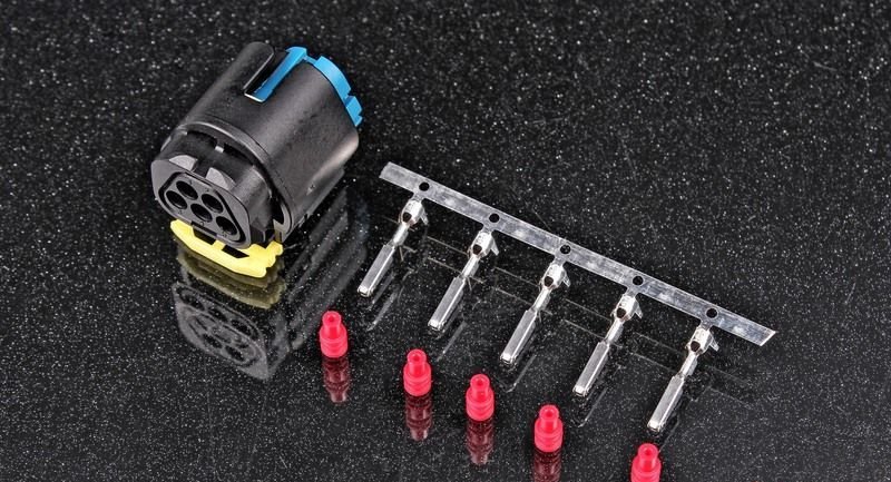 Разъем 5 way датчика давления (температуры) "Bosch Trapez" 22-20AWG 