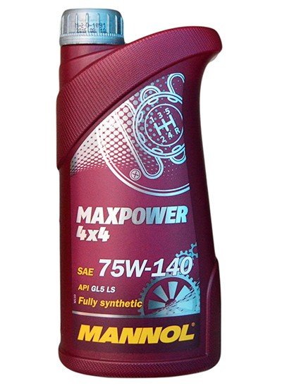 MANNOL MAXPOWER 75W140 1 л. Синтетическое масло для блокировок LSD (GL5 LS)