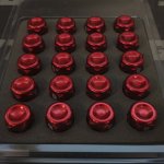 Гайки колесные Rays style M12*1.5, высота -35мм, красные