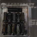 Гайки колесные Muteki Super Tuner M12*1.25, высота 47мм,  20 шт.  черные