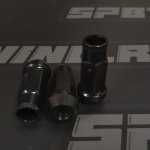 Гайки колесные Muteki Super Tuner M12*1.25, высота 47мм,  20 шт.  черные