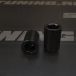 Гайки колесные Topfit открытые M12*1.25, высота - 32мм, черные