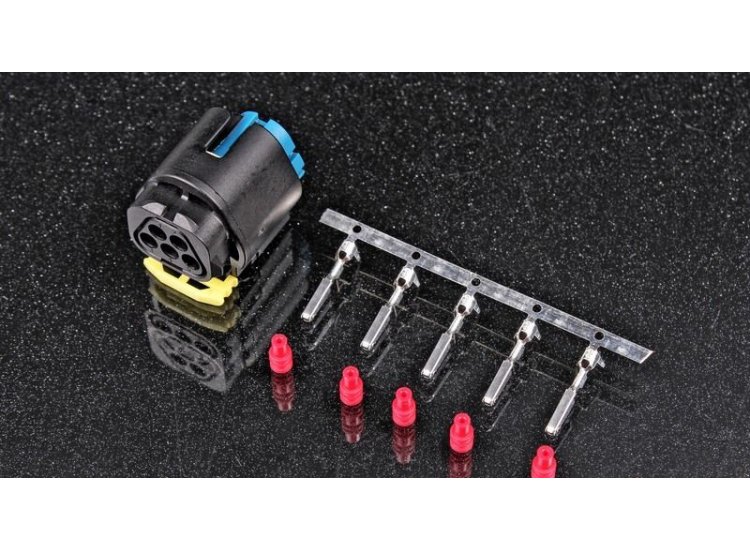 Разъем 5 way датчика давления (температуры) "Bosch Trapez" 22-20AWG 