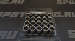 Гайки колесные Topfit открытые M12*1.5, высота - 32мм, хром