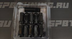 Гайки колесные Muteki Super Tuner M12*1.25, высота 47мм,  20 шт.  черные