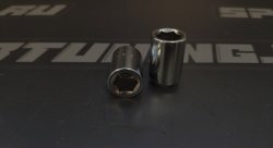 Гайки колесные Topfit открытые M12*1.5, высота - 32мм, хром