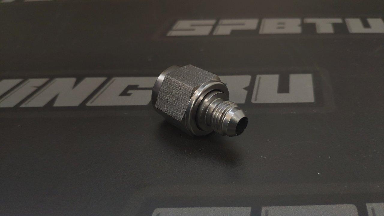 Адаптер М AN10 - П AN06, алюминий, BLACKROCK LAB