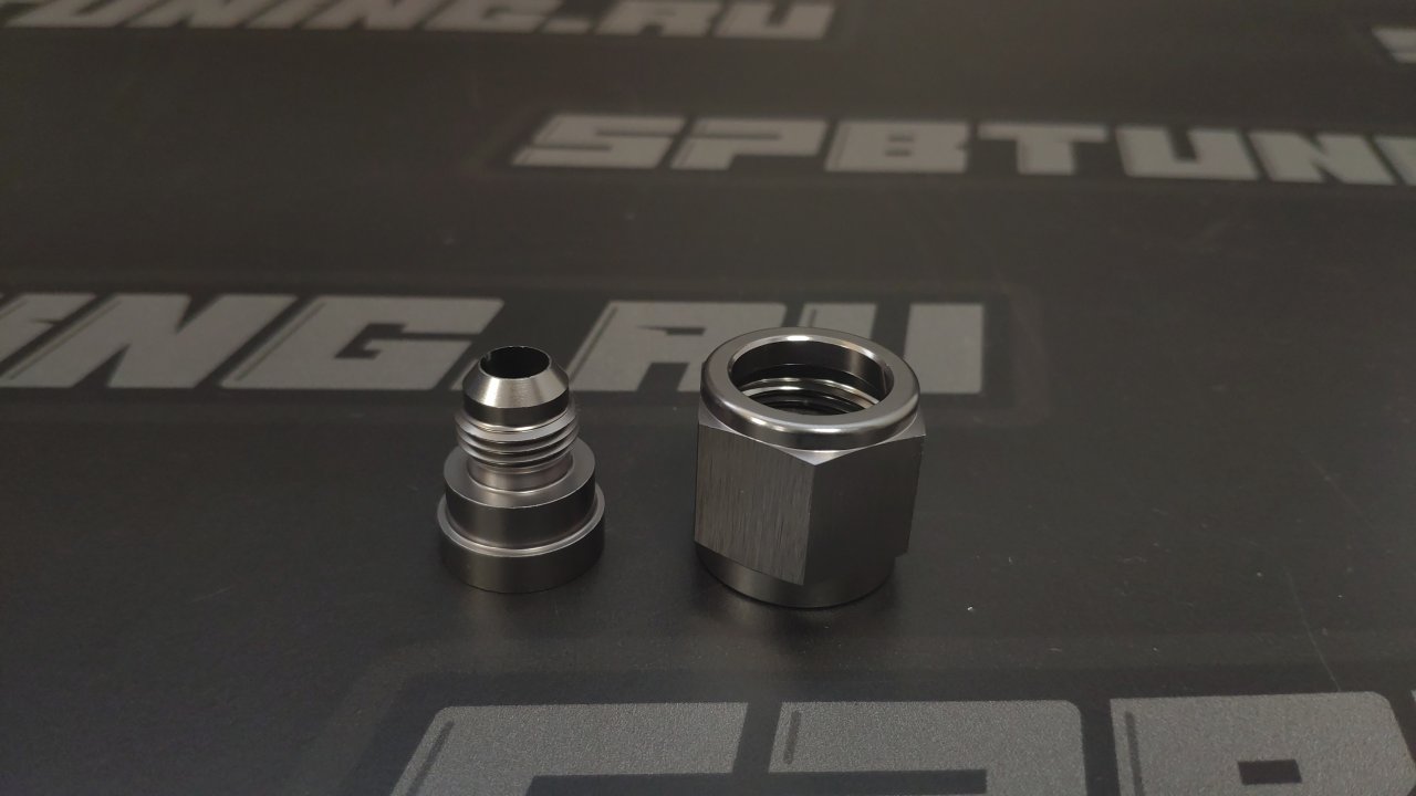 Адаптер М AN10 - П AN06, алюминий, BLACKROCK LAB