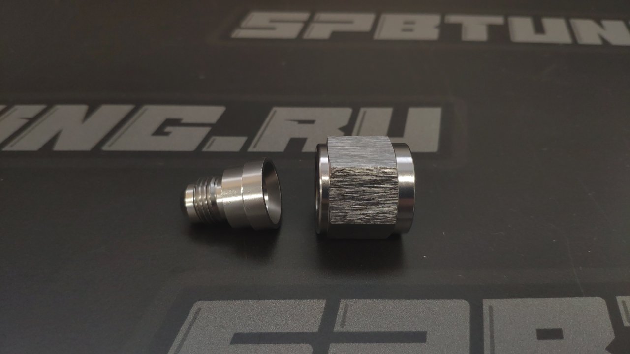 Адаптер М AN10 - П AN06, алюминий, BLACKROCK LAB